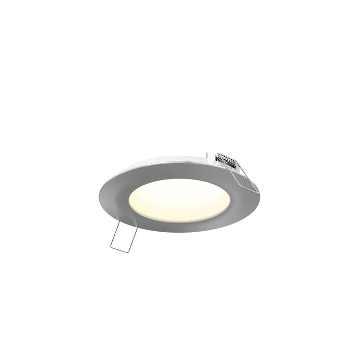 DALS Lighting Satin Nickel 4 Inch Round CCT LED Recessed Panel Light, Model 5004-CC-SN*
