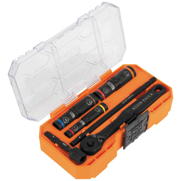 Klein Tools KNECT™ Essential Deep-Well Heavy-Duty Flip Socket Set, SAE 3-Piece, Model 65238*