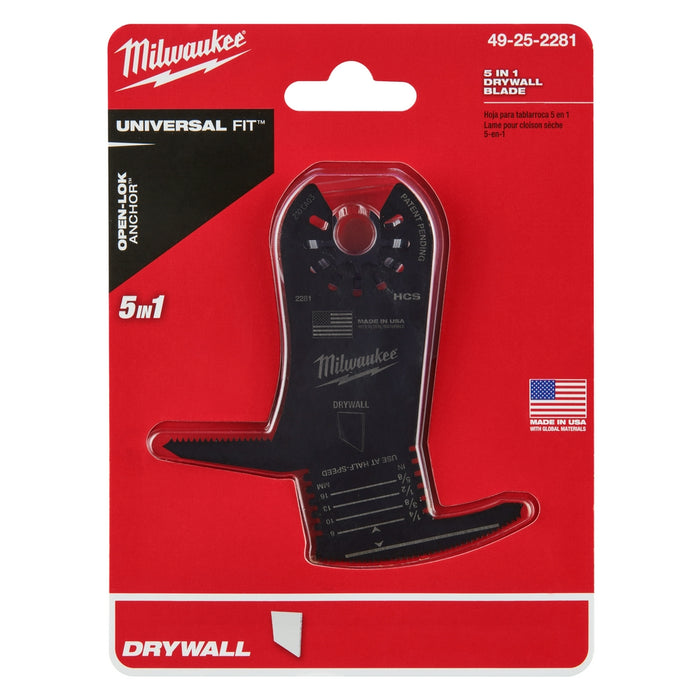 Milwaukee OPEN-LOK™ 5-in-1 Drywall Blade (1 PK)