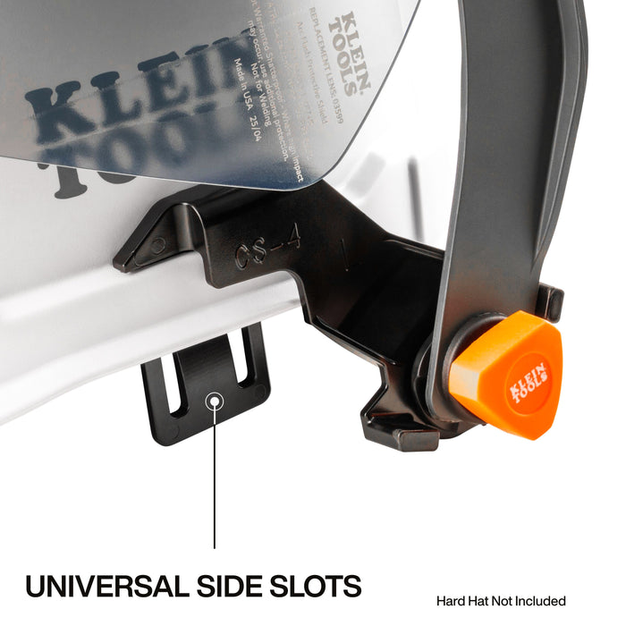 Klein Tools Arc Flash Face Shield, Cap-Style/Safety Helmet