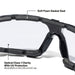 Klein Tools Low-Profile Gasket Safety Glasses, Clear Lens