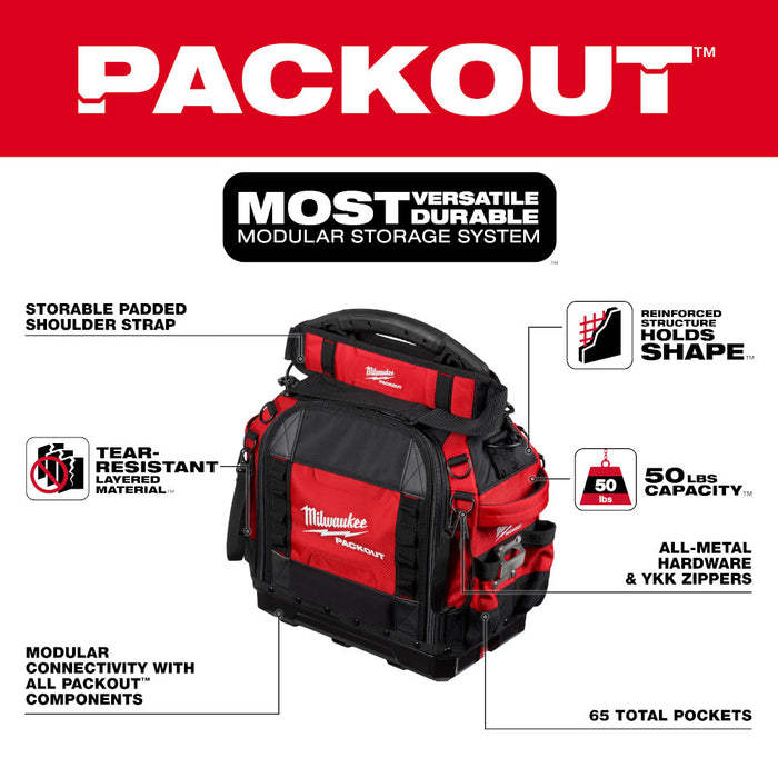 Milwaukee PACKOUT™ 15" Structured Tool Bag