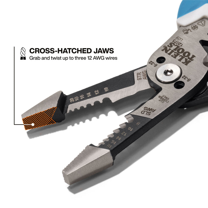 Klein Tools Slim Forged Wire Stripper/Cutter, Straight Handle