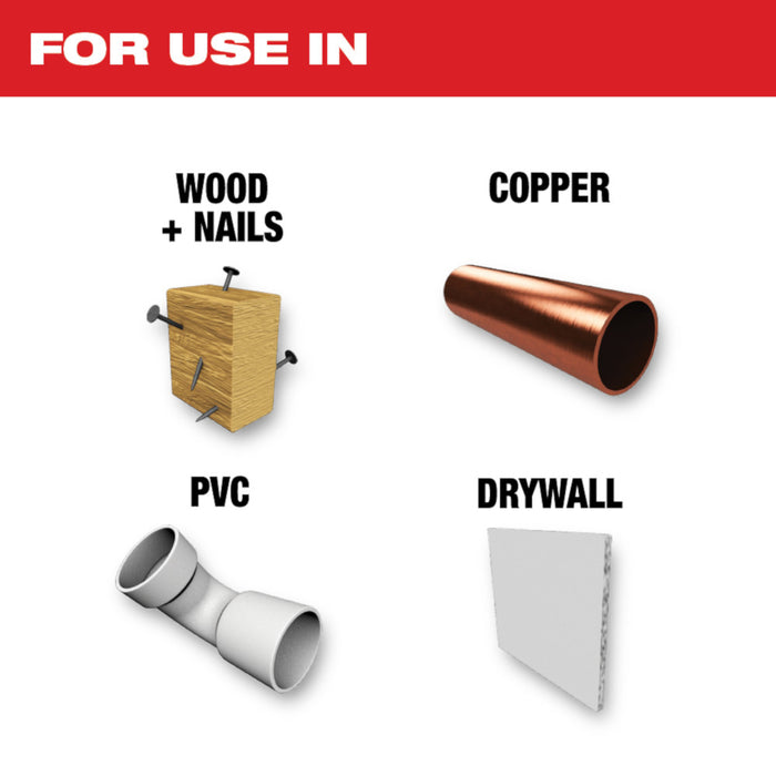 Milwaukee OPEN-LOK™ 2-1/2" TITANIUM CHARGED™ Bi-Metal Multi-Material Multi-Tool Blade