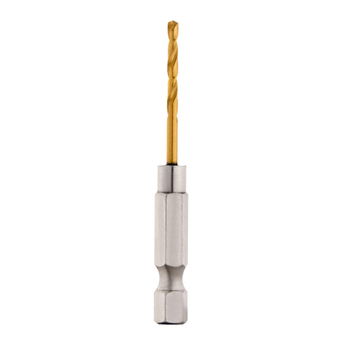 Milwaukee 3/32" SHOCKWAVE™ Impact Duty RED HELIX™ Titanium Drill Bit