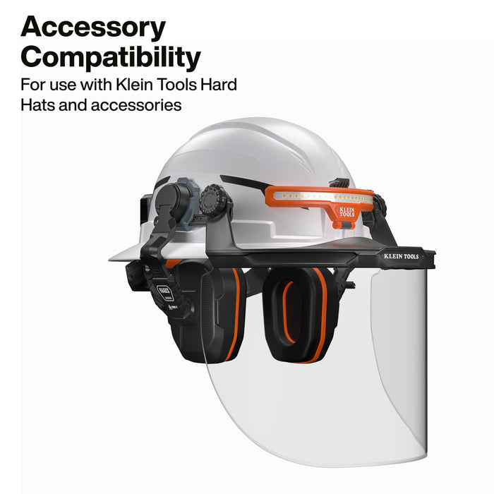 Klein Tools Slim Non-Conductive Hard Hat Earmuffs