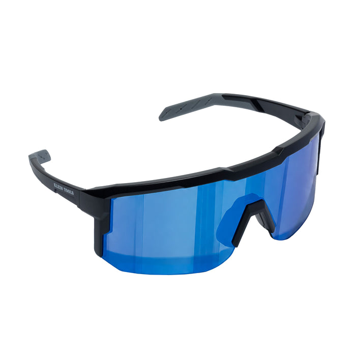 Klein Tools Mirrored Blade Safety Glasses, Blue Lens