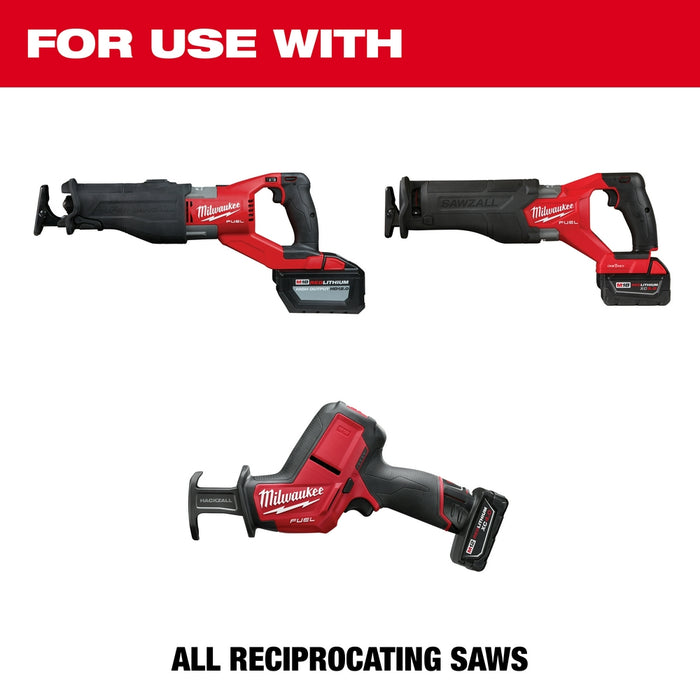 Milwaukee 9" 5 TPI AX™ with Carbide Teeth for Wood with Nails SAWZALL® Blade (3 PK)