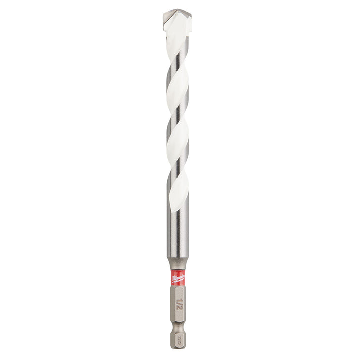 Milwaukee 1/2" x 4" x 6" SHOCKWAVE™ Impact Duty Carbide Multi-Material Drill Bit