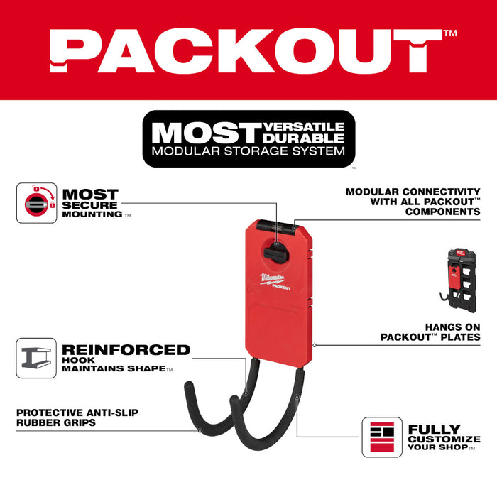 Milwaukee PACKOUT™ 6” Curved Hook