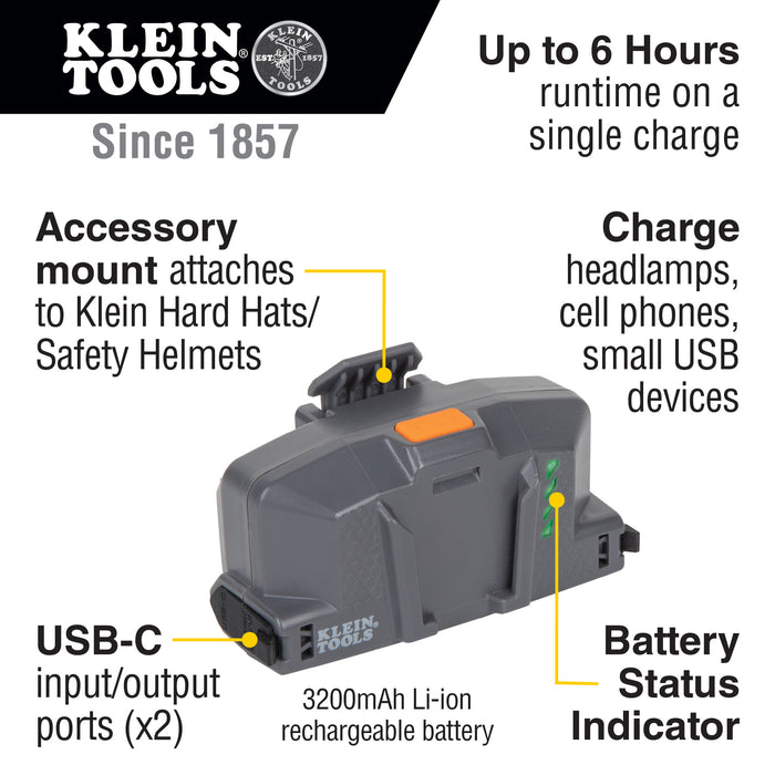 Klein Tools Cooling Fan for Hard Hat and Safety Helmet