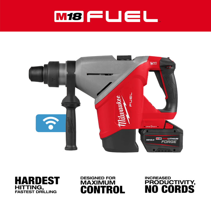 Milwaukee M18 FUEL 1-3/4" SDS MAX Rotary Hammer Kit w/ ONE-KEY