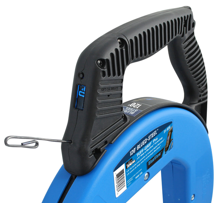 IDEAL Blued-Steel™ Fish Tape w/BlueView™ Digital Display 120'