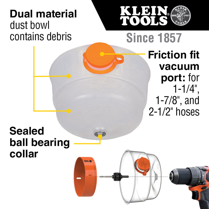 Klein Tools Collapsible Dust Bowl, Model 31101*