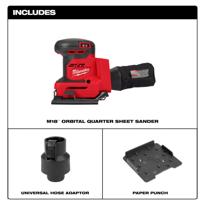Milwaukee Orbital 1/4 Sheet Sander