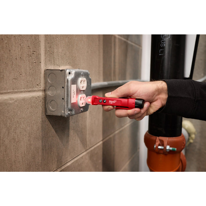 Milwaukee Digital GFCI Receptacle Tester and Voltage Detector w/ LED
