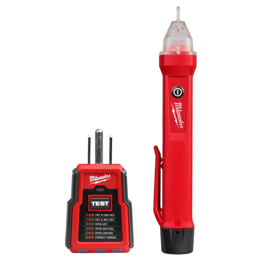 Milwaukee GFCI Receptacle Tester and Voltage Detector