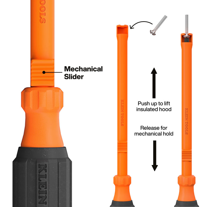 Klein Tools #2 Phillips Insulated Hooded Screw Holding Screwdriver
