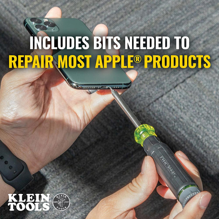 Klein Tools 27-in-1 Multi-Bit Precision Screwdriver with Apple Bits, Model 32328*