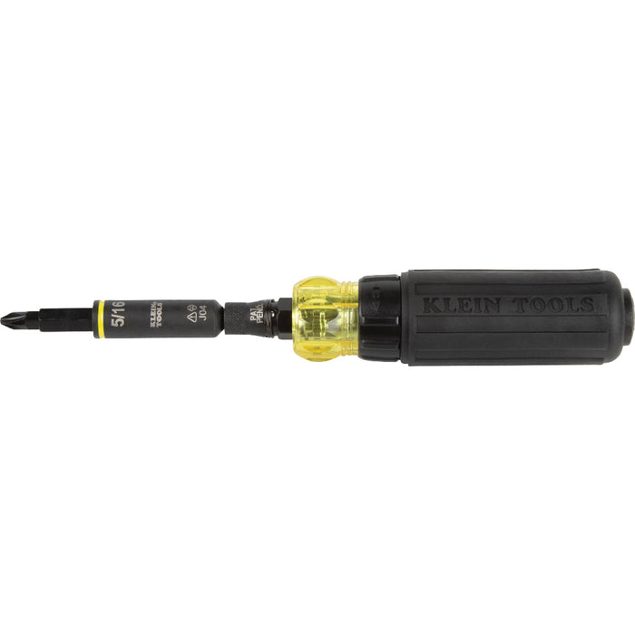 Klein Tools 11-in-1 Ratcheting Impact Rated Screwdriver / Nut Driver, Model 32500HDRT*