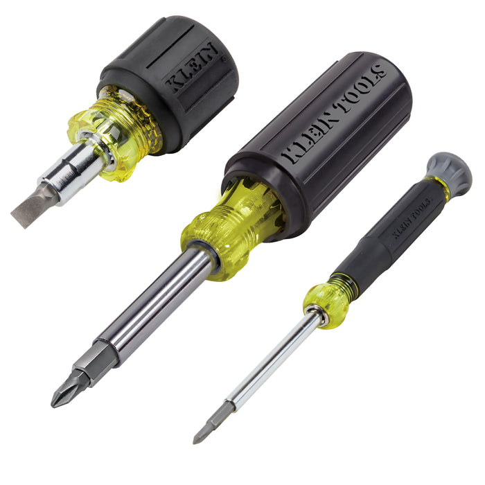 Klein Tools Multi-Bit Screwdriver/Nut Driver Set, 3-Piece