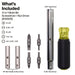 Klein Tools Multi-Bit Screwdriver/Nut Driver Set, 3-Piece