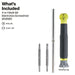 Klein Tools Multi-Bit Screwdriver/Nut Driver Set, 3-Piece