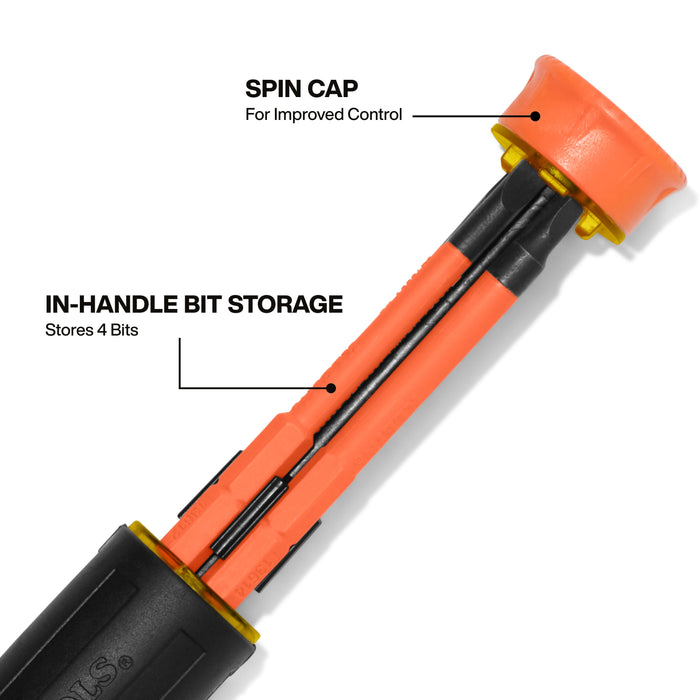 Klein Tools 4-in-1 Insulated Auto-Lock Screwdriver