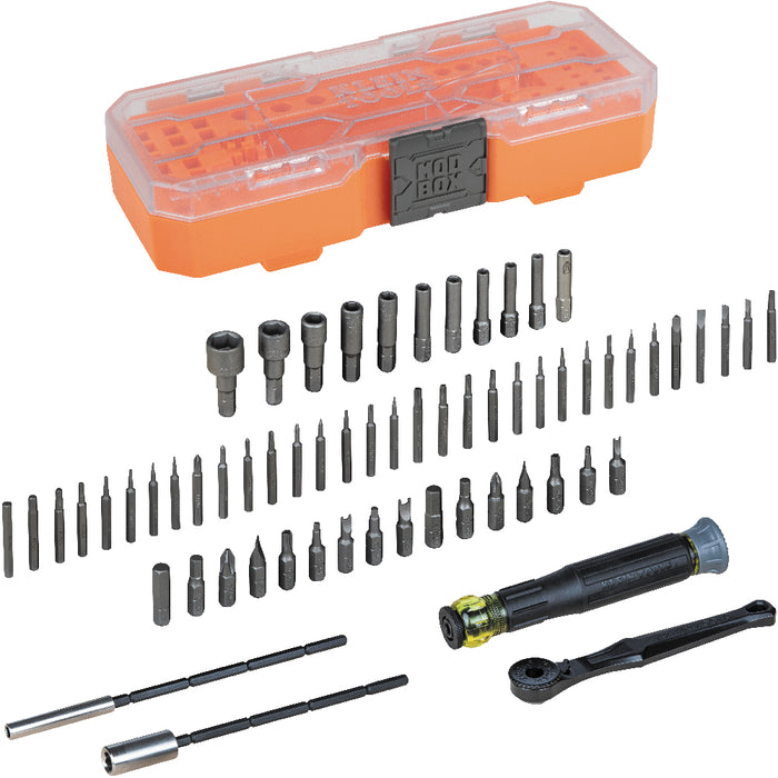 Klein Tools Precision Ratchet and Driver System, 64-Piece, Model 32787*