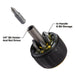 Klein Tools 8-in-1 Tru-Grip Screwdriver with Stubby