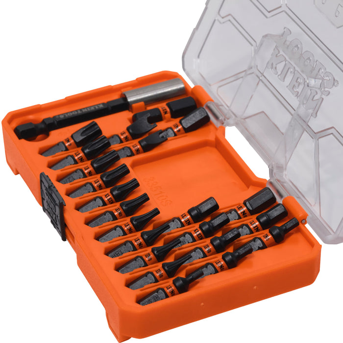 Klein Tools Slim ProFlex Impact-Rated Tamperproof Security Bit Set, 23-Piece