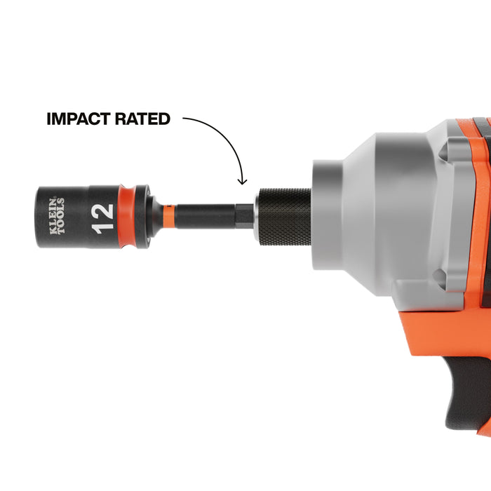 Klein Tools Grab-And-Go Impact Socket Set, Metric, 7-Piece