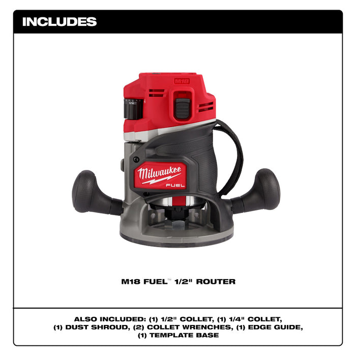 Milwaukee M18 FUEL™  1/2" Router