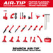 Milwaukee AIR-TIP™ 2-1/2" Rocking Utility Nozzle w/ Brushes