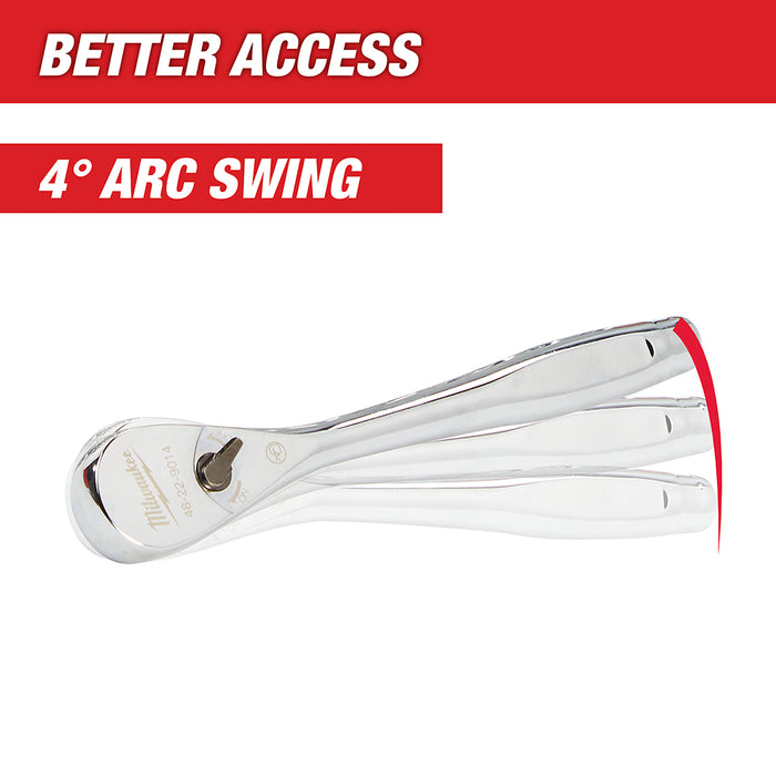 Milwaukee 3/8 in. 32 Pc. Ratchet and Socket Set in PACKOUT™ - Metric