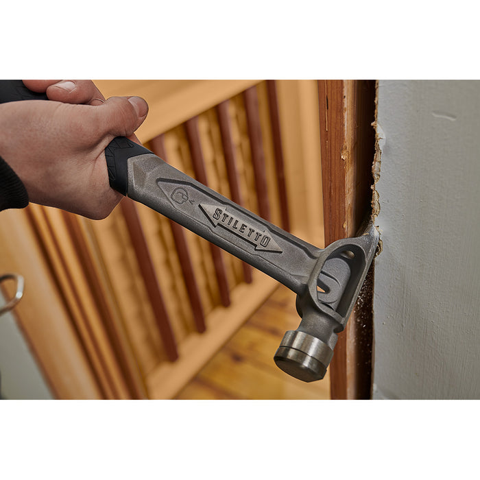 Milwaukee STILETTO® TRIMBONE™ 10oz Titanium Finish Hammer