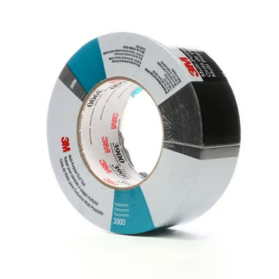 3M Canada Multi-Purpose Duct Tape, 3900, Black, 1.89in x 60 yd, Model 3900-48X54.8-BLK