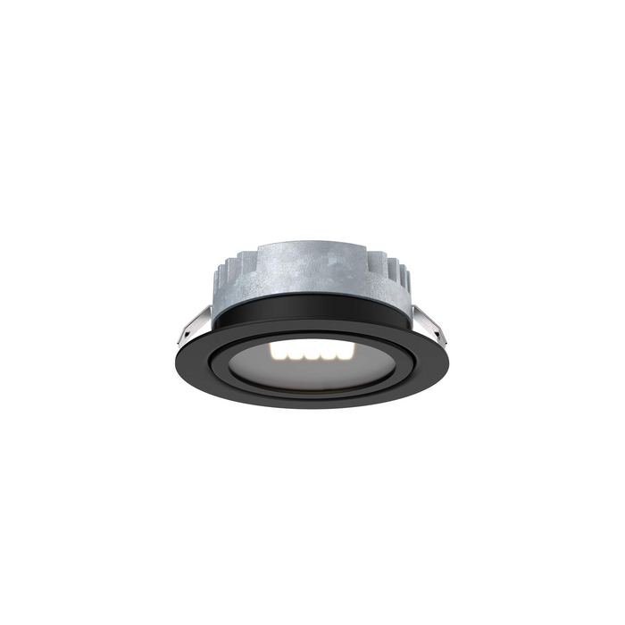 Dals Lighting Black Color Temperature Changing 2-in-1 Puck Light, Model 4005-CC-BK*