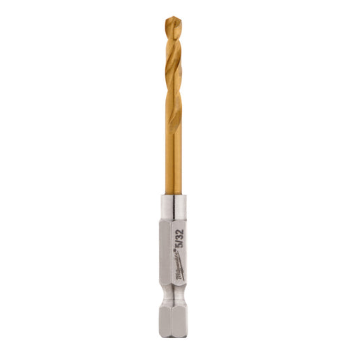 Milwaukee 5/32" SHOCKWAVE™ Impact Duty RED HELIX™ Titanium Drill Bit
