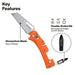 Klein Tools Electrician's Pocket Knife with Driver