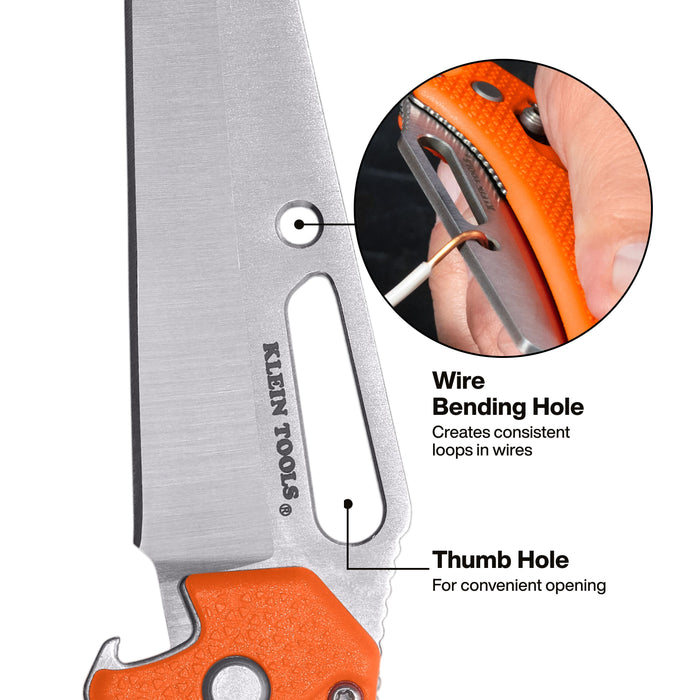 Klein Tools Electrician's Pocket Knife with Driver