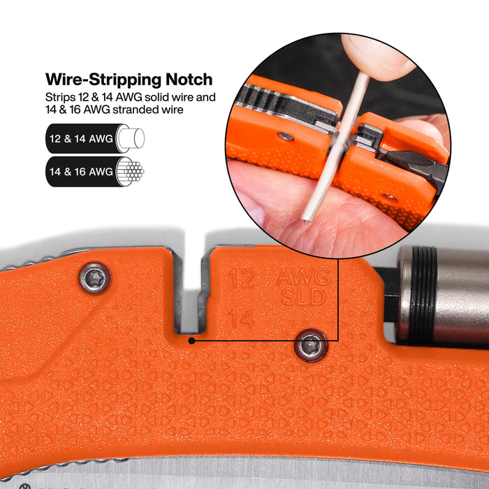 Klein Tools Electrician's Pocket Knife with Driver