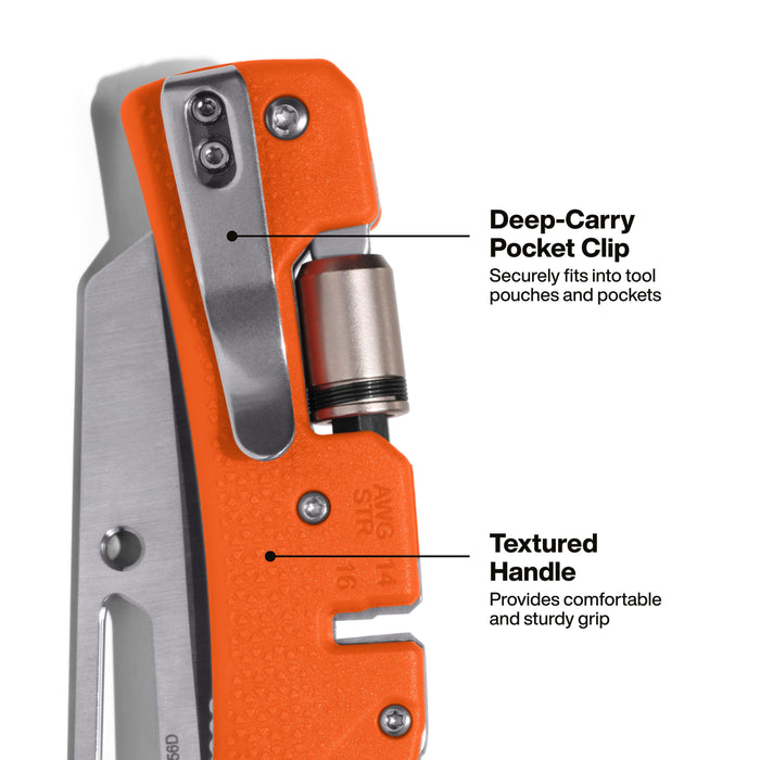 Klein Tools Electrician's Pocket Knife with Driver