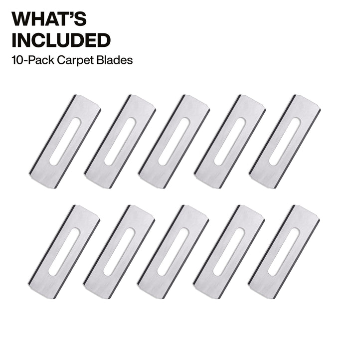 Klein Tools Round-Corner Carpet Utility Blades, 10-Pack