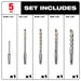 Milwaukee 5 PC SDS Plus M/2™ Kit