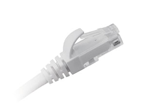 Gigamedia Slim Rj45 Pcord C6 Wh 1Ft/0.3M
