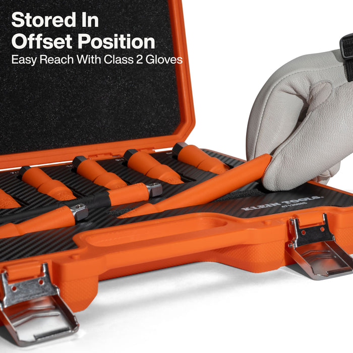 Klein Tools Insulated T-Handle and Hex Bit Set, 9-Piece