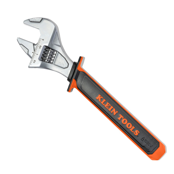 Klein Tools Insulated Adjustable Wrench, 12-Inch