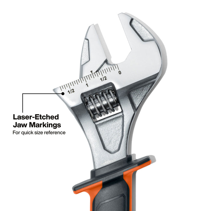 Klein Tools Insulated Adjustable Wrench, 12-Inch