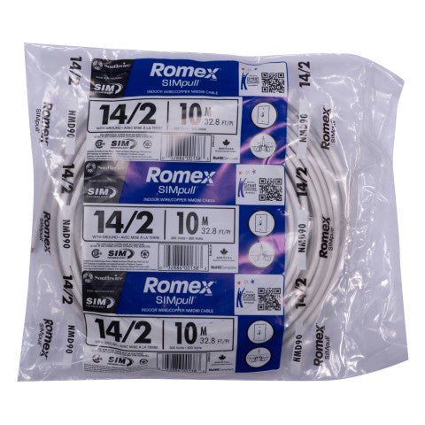 Southwire 10 meters NMD Copper 14awg  -2C